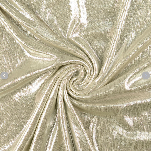 Metallic Jersey Silver
