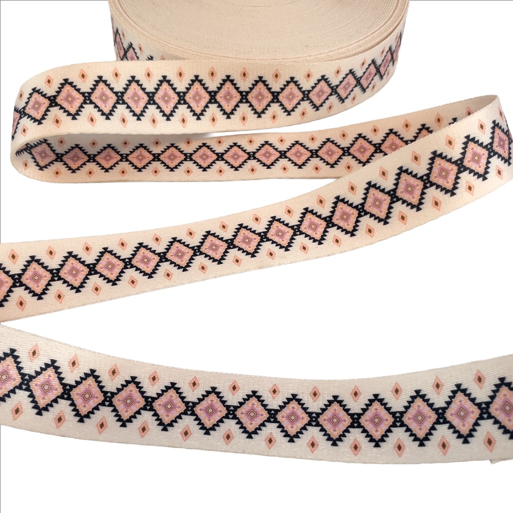 Tassenband 40mm print Diamond Shape B