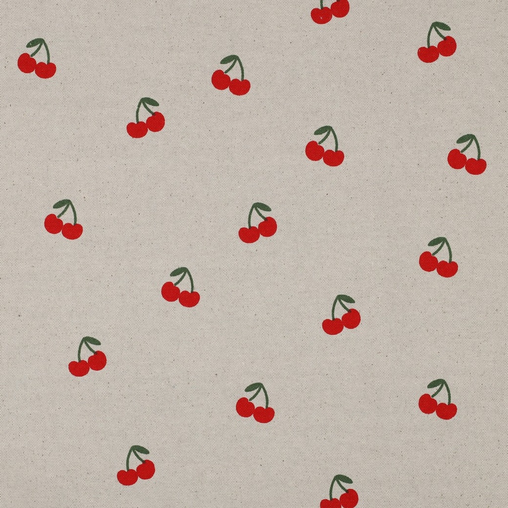 Canvas Linen Look Cherries