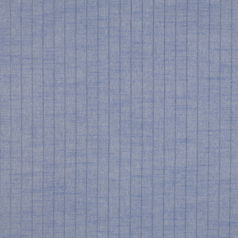 Cotton Yarn Dyed Stripes Lurex Blue