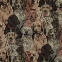 Gobelin Dogs Brown