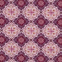 Canvas Slub Digital Ornament Purple/Pink