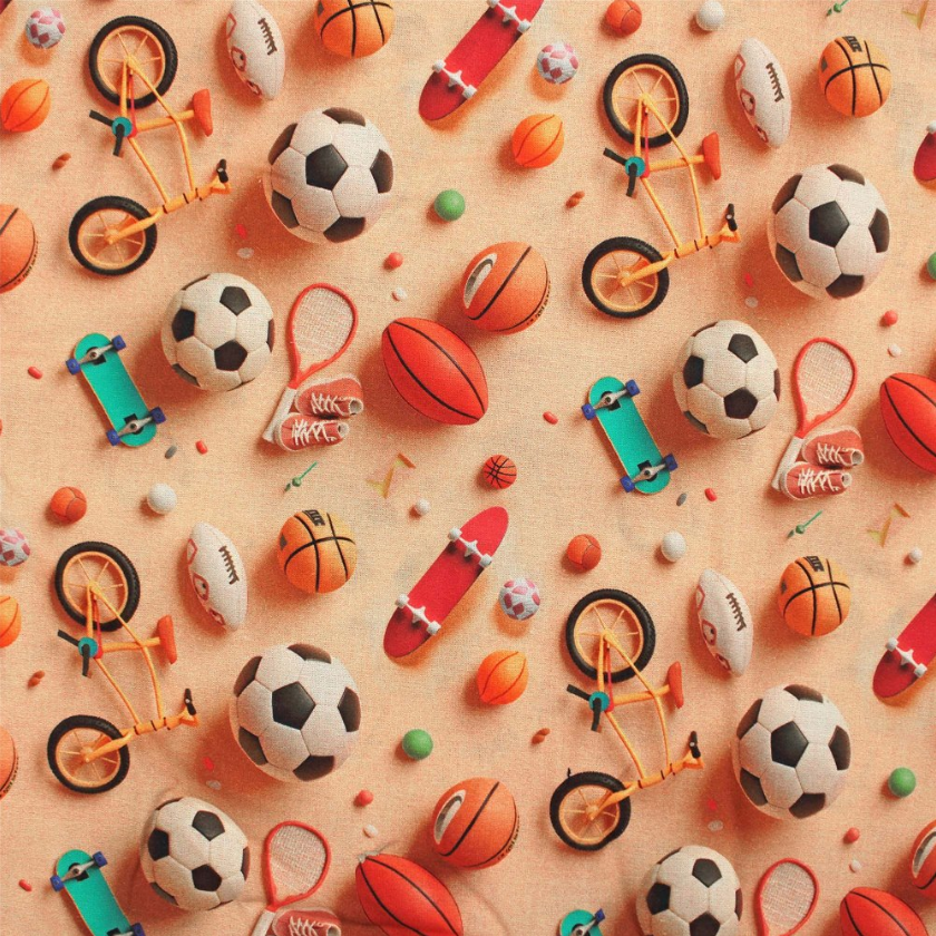 Katoen Digital "Sports" Salmon