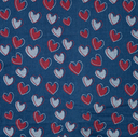 Denim Jacquard Heart