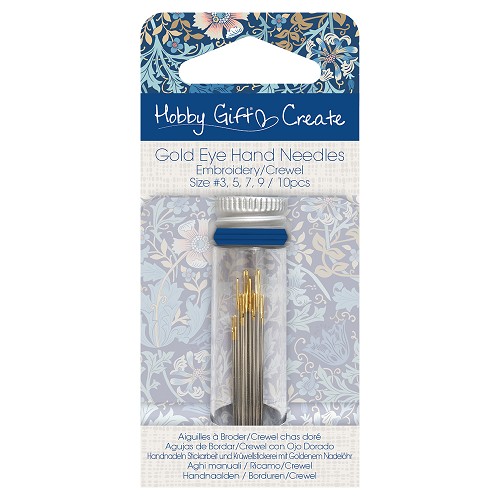 Borduurnaalden assortiment 10st - Hobby Gift Create  