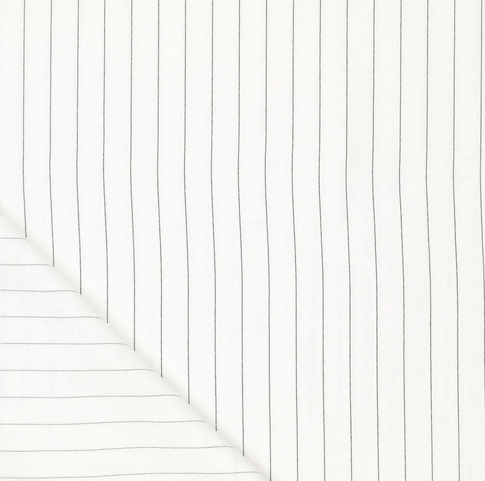 Viscose "Vivian Stripe 15 mm." Off White