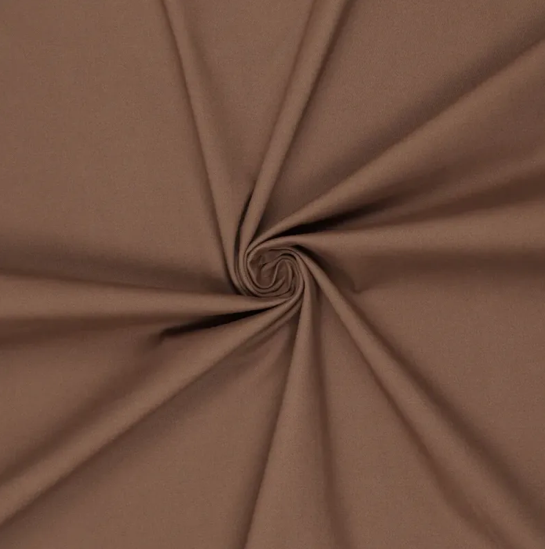 Cotton Stretch Twill Soft Brushed Brown
