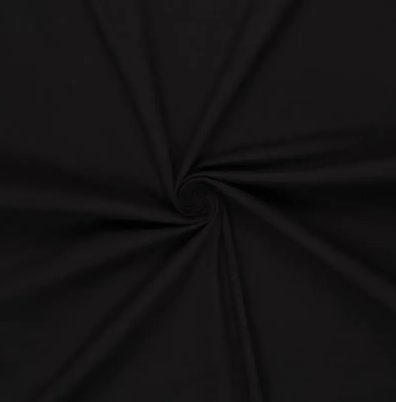 Cotton Stretch Twill Soft Brushed Black