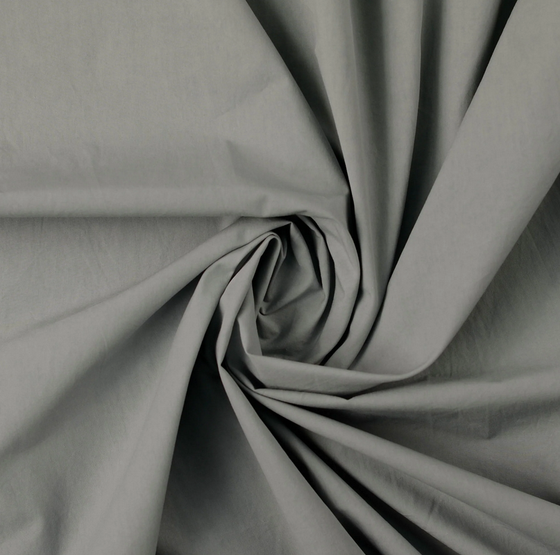 Stone washed popeline Grey