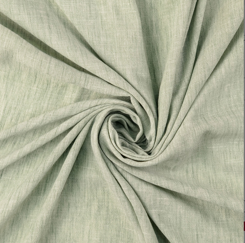 Linnenlook Pastel Green
