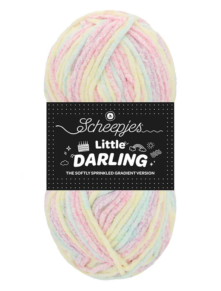 Scheepjes Little Darling Sprinkled Gradient 50g - 01 Snow