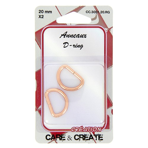 D-Ringen 20mm Koper 2x 