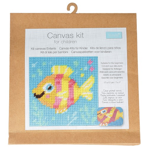 Canvas Kit voor Kinderen - Vis
