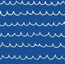Poplin Waves Blue