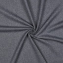 Viscose Gabardine Brushed Stretch Grey-Navy Melange