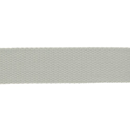 Tassenband Polyester katoenlook 30mm - Lichtgrijs