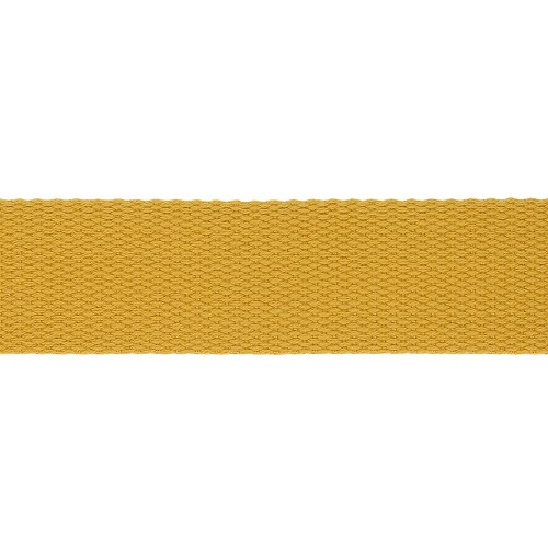 Tassenband Polyester katoenlook 30mm - Oker