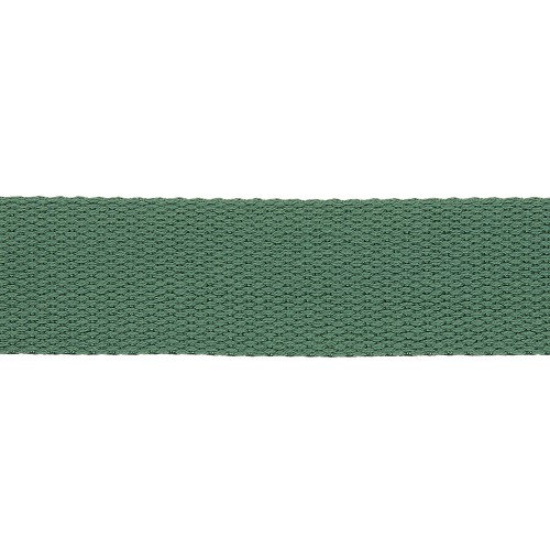 Tassenband Polyester katoenlook 30mm - Groen