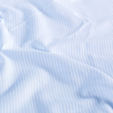 Polye./Katoen Strepen Babyblauw