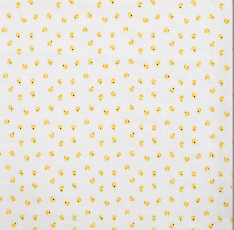 Jersey Print Small Ducks Off White
