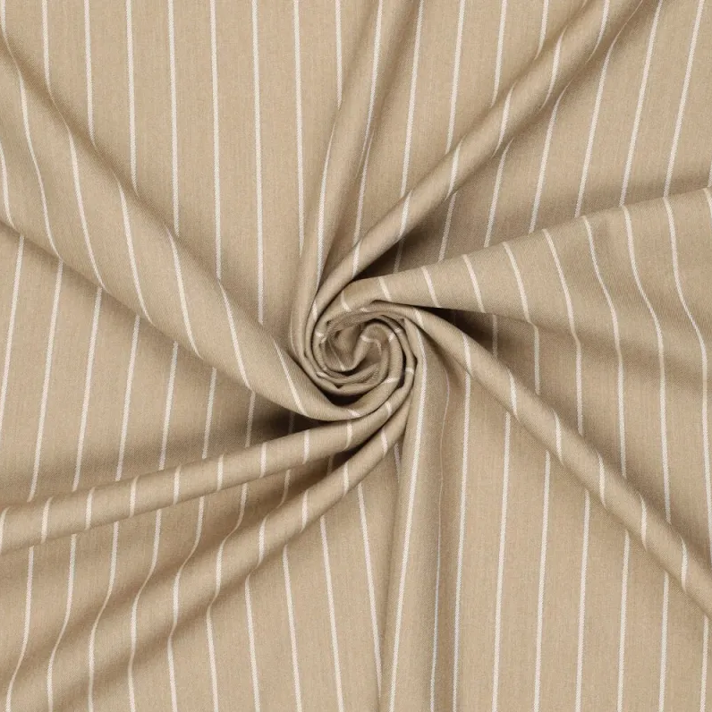 Stretch "Orlando" 20 mm. Lurex Stripe Beige