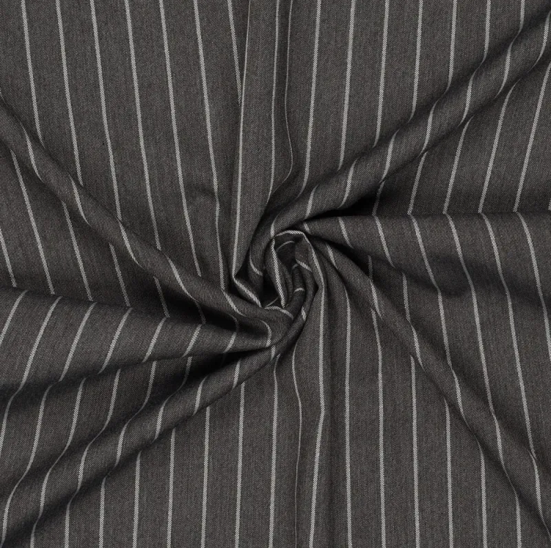 Stretch "Orlando" 20 mm. Lurex Stripe Dark Grey