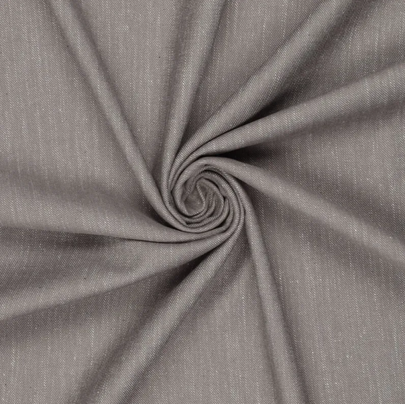 Stretch Denim Linen Grey