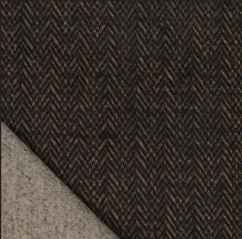 Heavy Jersey Chenille Comfy Mix Brown