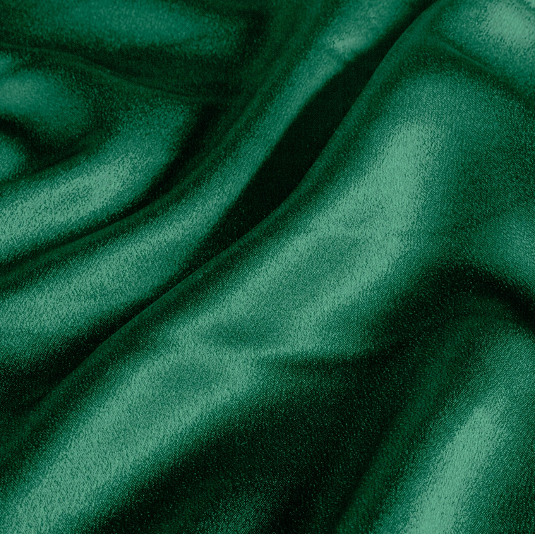 Crêpe Satin Réversible Dark Green