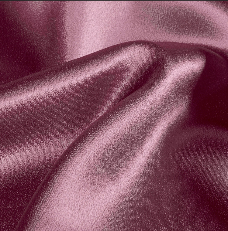 Crêpe Satin Réversible Purple