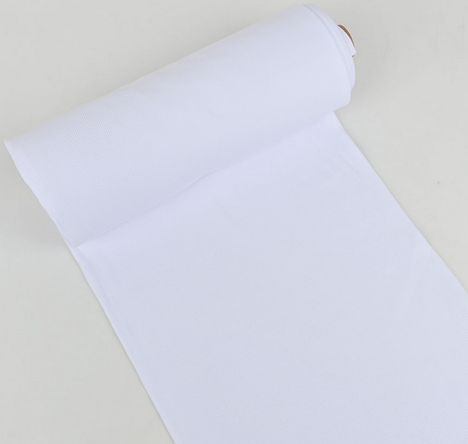Boordstof Rib White