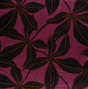 Viscose Satin Flower Wine