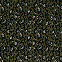 Viscose Twill Print Leopard Green
