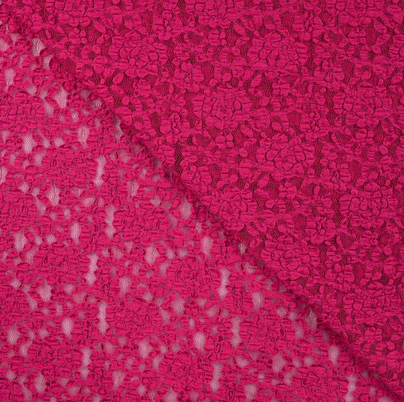 Lace Stretch Kinda Fuchsia