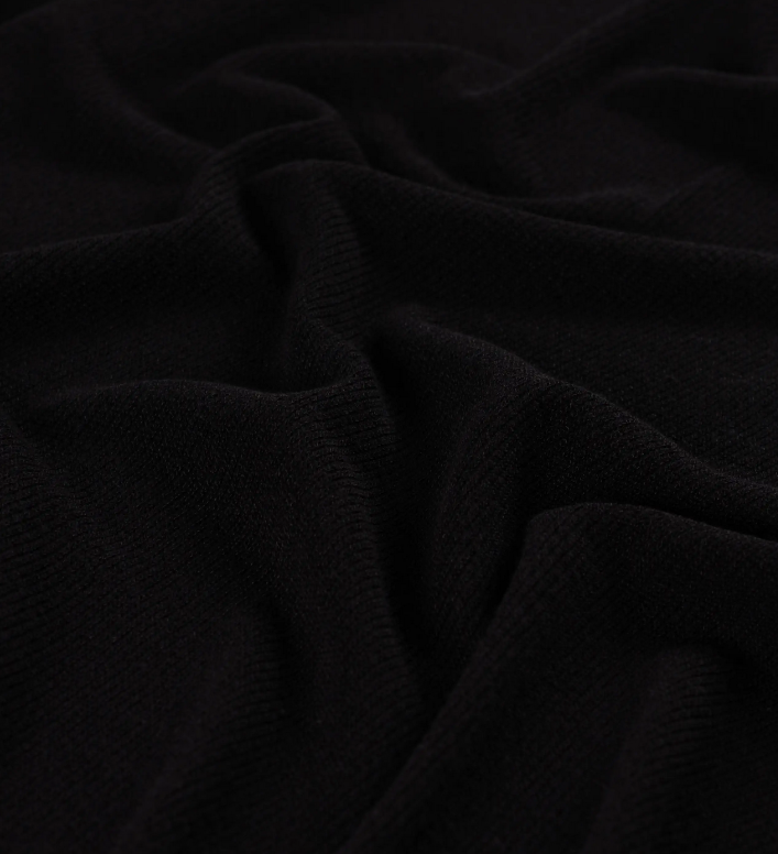 Ribjersey Fancy Knit Black