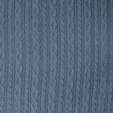 Jersey Nordic Cable Denim Blue