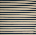 Jersey Katoen Yd Stripe Ecru/Navy