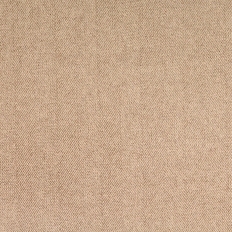 Mantelstof Visgraat Beige