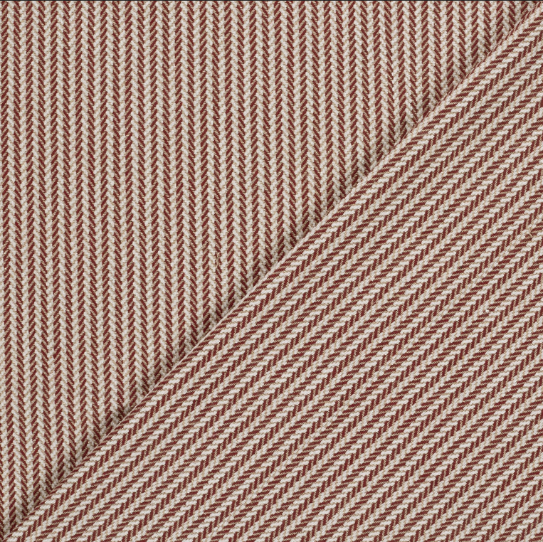 Mantelstof Jacquard Visgraat Bordeaux