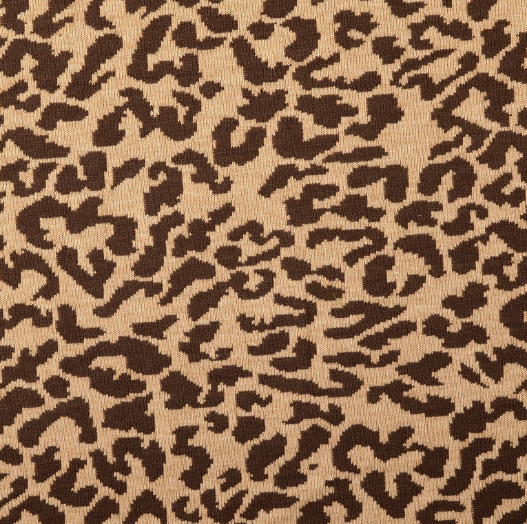 Jersey Jacquard Leo Brown