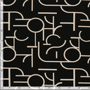 Ponti di Roma Abstract Ecru/Black