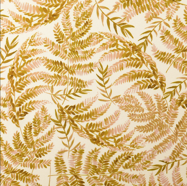 Viscose Crêpe Twigs Olivegreen