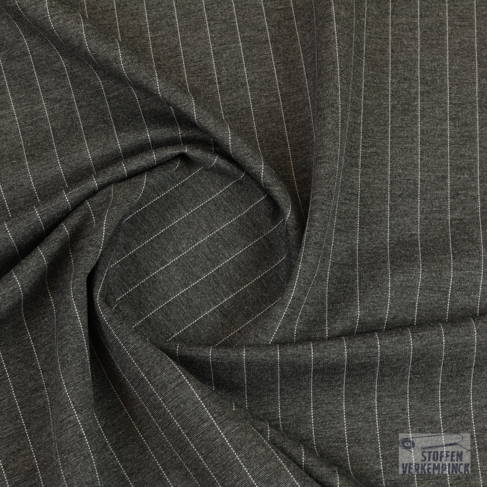 Punta Di Roma Chalk Stripe Dark Grey