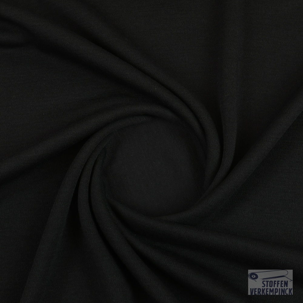 Merino Jersey Black