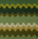 Dikke Jersey Zigzag Groen