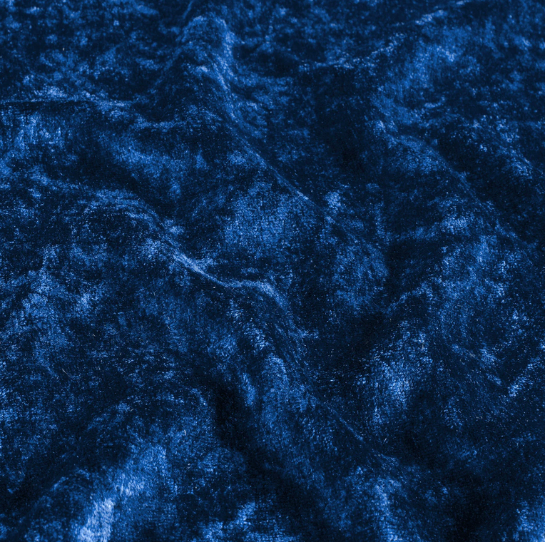 Crushed Velours Kobalt