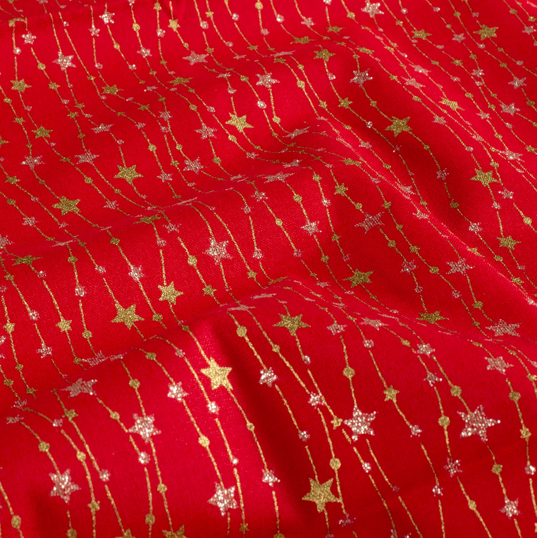 Kerst - Slingers Goud en Zilver - Rood 
