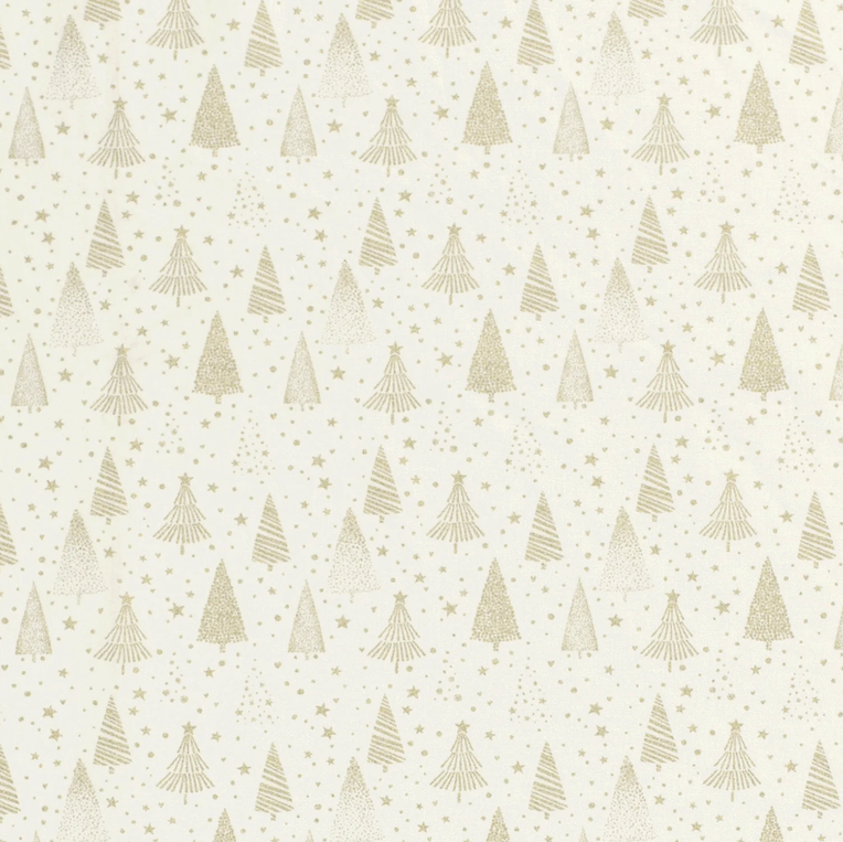 Kerst - Foil Kerstboom - Off White