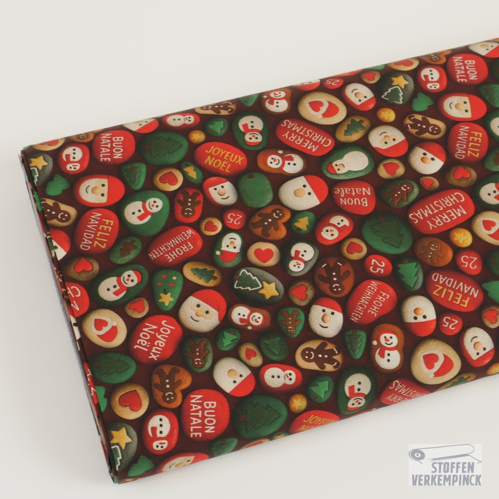 Kerst - Feliz Navidad - Aubergine