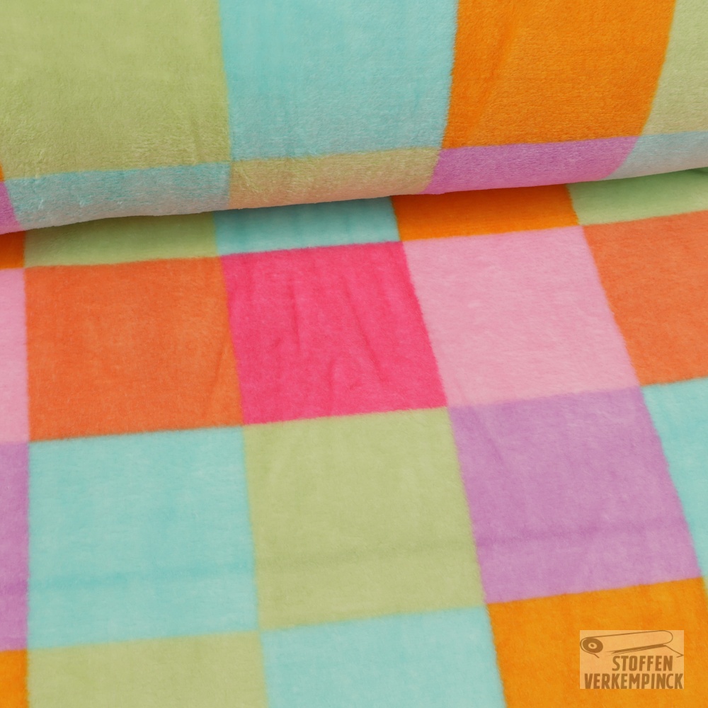 Wellnessfleece Print Multicoloured Checks